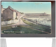 Berwick On Tweed Promenade And Pier ( état Moyen ) Recto Verso - Newcastle-upon-Tyne