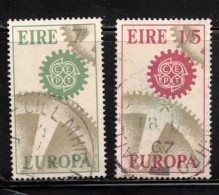 IRELAND Scott # 232-3 Used - 1967 Europa Issue A - Ongebruikt