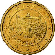 Slovaquie, 20 Euro Cent, 2009, Kremnica, Laiton, FDC, KM:99 - Slovaquie