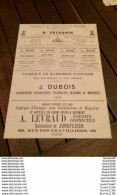 Fabrique De Pendules En Marbre PELEGRIN à BRUXELLES / MOURIE DUBOIS LEVRAUD JUNGFLEICH / Lampisterie Lustre COUSTURIER - 1800 – 1899