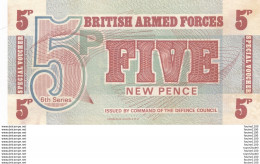 Billet  De Banque British Armed Forces  5 Five New Pence - British Troepen & Speciale Documenten