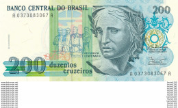 Billet  De Banque  Brasil  200 Duzentos Cruzeiros - Brésil