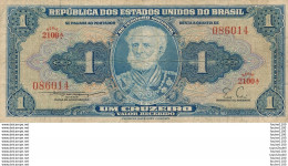 Billet  De Banque  Brasil  1 Cruzeiro - Brésil