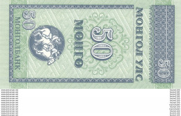 Billet  De Banque Mongolie 50 Mohro - Mongolië