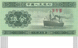 Billet De Banque  Chine Chinois Format 9 X 4,3 Cm - Chine