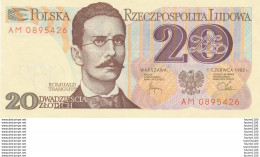 Billet De Banque Pologne  Polski  20 - Pologne