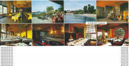 Format 30 X 10,5 Cm ( Déplié ) Carte Souple à 2 Volets  Lausanne Restaurant La Voile D'or - Zwitserland