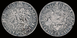 Southern Netherlands Liege Gerard Van Groesbeeck 1/2 Rijksdaalder 1568 - 975-1795 Prince-Bishopric Of Liège