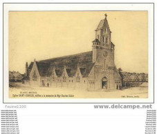 Carte De Blanc Mesnil  L' église  édifiée à La Mémoire De Mgr Charles Gibier ( Dessin Peut - être ) - Le Blanc-Mesnil