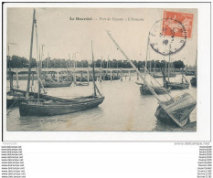 Carte Le Hourdel   Port De Cayeux   L' Estacade ( Recto Verso ) Mauvais état - Le Hourdel