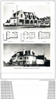 Architecture Ancien Plan D'une Villa  à  SAINT BRIEUC     ( Architecte Paul ROLLAND à SAINT BRIEUC  ) - Arquitectura