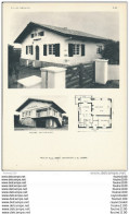 Architecture Ancien Plan D'une Villa De M. G. à BIDART  ( Architecte J & J SOUPRE    ) - Architecture