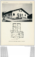 Architecture Ancien Plan D'une Villa à BIARRITZ " La Clef Des Champs " ( Architecte R. AUVERGNIOT  ) - Architektur