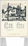 Architecture Ancien Plan D'une Villa De M. D. à SAINT GIRONS   ( Architecte J. PRUNETTI   ) - Architecture