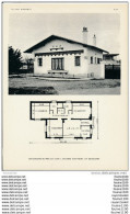 Architecture Ancien Plan De La Conciergerie Du Parc Des Sports à BAYONNE  ( Architecte Ch. DUCOLONER   ) - Architektur