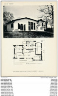 Architecture Ancien Plan D'une Villa " Iratzian " à CHANTACO SAINT JEAN DE LUZ   ( Architecte A. PALVOVSKY   ) - Architektur