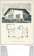 Architecture Ancien Plan D'une Villa " Ttitichtka " à BIDART   ( Architecte S J & J SOUPRE    ) - Architectuur