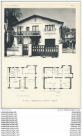 Architecture Ancien Plan D'une Villa De M. S. à SAINT JEAN DE LUZ   ( Architecte A. ARAGON  ) - Architecture