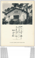 Architecture Ancien Plan D'une Villa " Gostura " à CAPBRETON   ( Architecte Bernard DURAND     ) - Architectuur