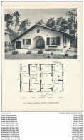 Architecture Ancien Plan D'une Villa " Esmeralda " à HOSSEGOR    ( Architecte Bernard DURAND    ) - Architectuur
