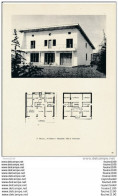 Architecture Ancien Plan D'une Villa à LEMINADE  ( Architecte P. MILLET  à MAZAMET   ) - Architecture