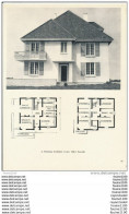 Architecture Ancien Plan D'une Villa  à ESCOVILLE     ( Architecte A PERRISSIN à CAEN    ) - Arquitectura
