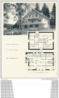 Architecture Ancien Plan D'une Villa / Chalet " Le Mazet Pont Voy "  ( Architecte E. GRAND à LE CHAMBON SUR LIGNON  ) - Architecture