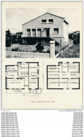Architecture Ancien Plan D'une Villa à TARBES  ( Architecte Ou Constructeur DECROIX à ARGELES GAZOST   ) - Architectuur