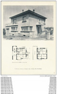 Architecture Ancien Plan D'une Villa à  STIRING ( Architecte J. RIETSCH à FORBACH  ) - Architecture