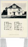 Architecture Ancien Plan D'une Villa à CUVERVILLE   ( Architecte A. PERRISSIN à CAEN  ) - Architecture