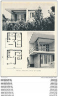 Architecture Ancien Plan D'une Villa à RIVA BELLA   ( Architecte A. BATAILLE  à CAEN  ) - Arquitectura