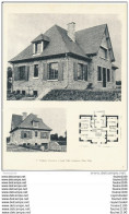 Architecture Ancien Plan D'une Villa  à LANOBRE    ( Architecte A. VARIERAS à USSEL  ) - Architektur
