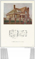 Architecture Ancien Plan D'une Villa    ( Architecte R. LOISEAU à SCEAUX    ) - Architecture