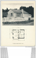 Achitecture Ancien Plan De Maison / Villa ( Architecte A. BATAILLE à CAEN     ) - Architecture