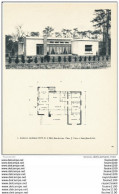 Achitecture Ancien Plan De Maison / Villa ( Architecte L. SOUBELET à SAINT JEAN DE LUZ   ) - Architektur