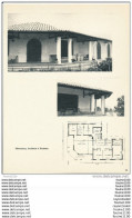 Achitecture Ancien Plan De Maison / Villa ( Architecte R. MONGINOUX à BORDEAUX    ) - Architettura