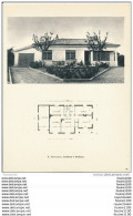 Achitecture Ancien Plan De Maison / Villa ( Architecte R. MONGINOUX à BORDEAUX    ) - Architettura