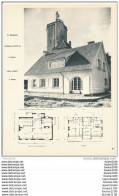 Achitecture Ancien Plan De Maison / Villa ( Architecte G. RAYNAUD  à AUTUN    ) - Architectuur