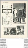 Achitecture Ancien Plan D'une Villa " Pierre Longue " à CANNES ( Architecte BELLINI à CANNES ) - Architettura
