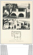 Achitecture Ancien Plan D'une Villa " Santa Clara " à BIOT  ( Architecte A. SVETCHINE à NICE ) - Architektur