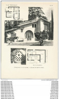 Achitecture Ancien Plan D'une Villa " PITTALUGUES " à CAP D' ANTIBES   ( Architecte E. BELLINI à CANNES  ) - Architectuur
