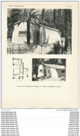 Achitecture Ancien Plan D'une Villa Au Parc Springland à CANNES  ( Architecte P. RAINAUT à CANNES  ) - Arquitectura