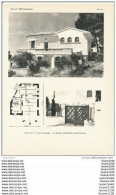 Achitecture Ancien Plan D'une Villa " Roc à Pic " à SAINT RAPHAEL  ( Architecte P. MOLLET à SAINT RAPHAEL   ) - Architecture