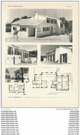 Achitecture Ancien Plan D'une Villa à GUERREVIELLE ( Architecte BARBIER BOUVET RICHIER à SAINTE MAXIME ) - Architektur
