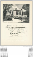 Achitecture Ancien Plan D'une Villa " Mas Mamola " à SAINT PAUL DE VENCE  ( Architecte A. SVETCHINE à NICE  ) - Arquitectura