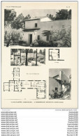 Achitecture Ancien Plan D'une Villa " La Palombière " à BEAUVALLON   ( Architecte BARBIER BOUVET à SAINTE MAXIME   ) - Architectuur