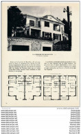 Architecture Ancien Plan D'une Villa Située Sur La Corniche Du MOURILLON  ( Architecte P. Pascalet  ) - Architectuur