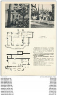 Architecture Ancien Plan D'une Villa " Clapotis " Située Dans Les Bois Du CAP D' ANTIBES   ( Architecte  Marchal ) - Architektur