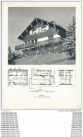 Architecture Ancien Plan De Chalet à  MEGEVE  ( Architecte H. J. LE MEME  à Megève     ) - Architettura