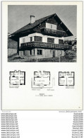 Architecture Ancien Plan De Chalet à  MEGEVE  ( Architecte H. J. LE MEME  à Megève     ) - Architettura